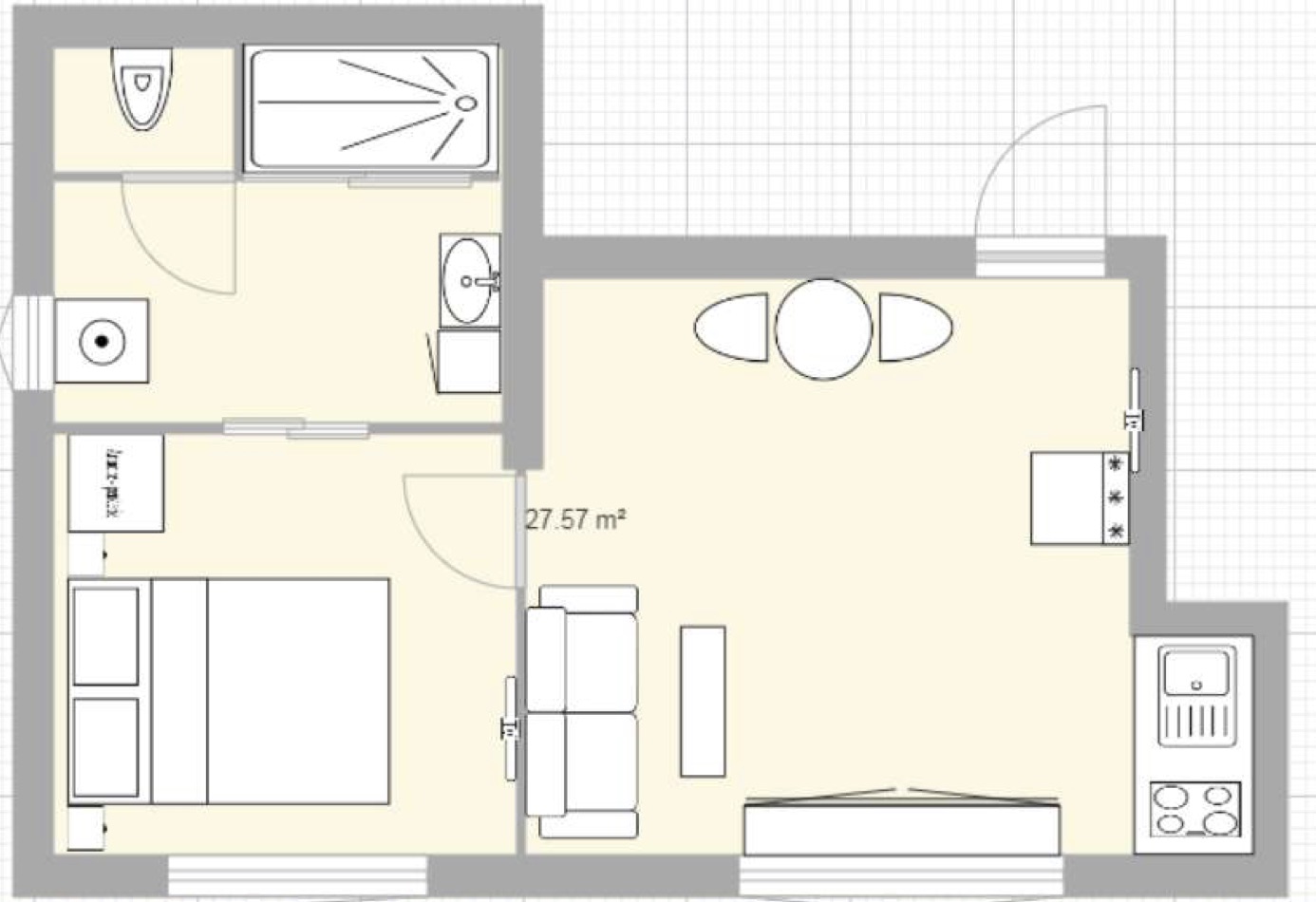 Plan appartement - Le Lofty